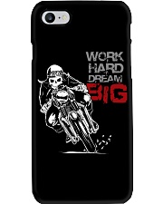 Work Hard Dream BIG - Biker Phone Case tile