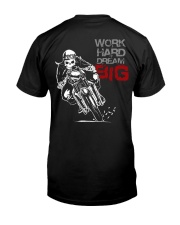 Work Hard Dream BIG - Biker Premium Fit Mens Tee tile