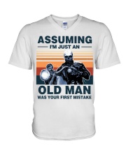 Assuming I'm just an OLD MAN V-Neck T-Shirt tile