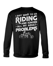 I Just Want To go Riding Crewneck Sweatshirt tile