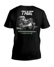This is how i feel ''' a motorcycle ride V-Neck T-Shirt tile