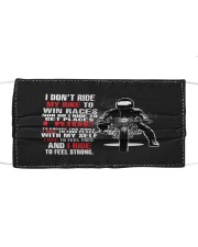 biker 11 Cloth face mask front