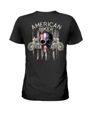 American biker Ladies T-Shirt tile