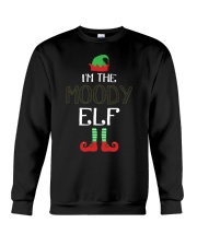 Funny I am The Moody Elf Family Group Christmas Crewneck Sweatshirt thumbnail