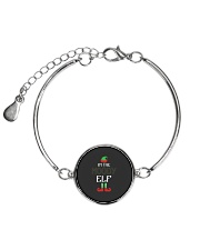 Funny I am The Moody Elf Family Group Christmas Metallic Circle Bracelet thumbnail
