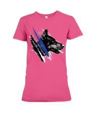 K-9 Dog Police Officer German Shepherd Apparel Thi Premium Fit Ladies Tee thumbnail