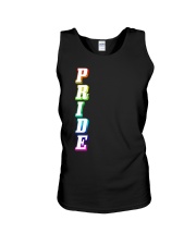Gay Pride Rainbow Outline Not Straight Vertical LG Unisex Tank thumbnail