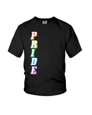 Gay Pride Rainbow Outline Not Straight Vertical LG Youth T-Shirt thumbnail