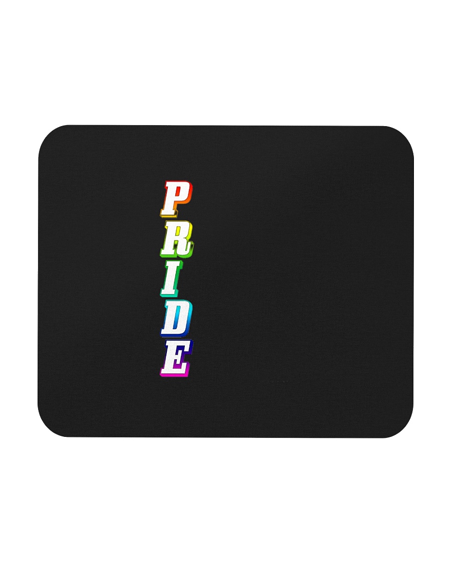 Gay Pride Rainbow Outline Not Straight Vertical LG Mousepad