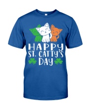 St Patricks Day Cat Lover Kitten Funny Apparel 2 Classic T-Shirt front