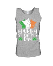 St Patricks Day Cat Lover Kitten Funny Apparel 2 Unisex Tank thumbnail