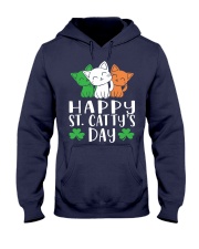 St Patricks Day Cat Lover Kitten Funny Apparel 2 Hooded Sweatshirt thumbnail