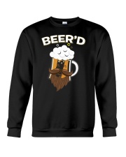 Beerd Funny Beard Mustache Beer Glass Hipster Crewneck Sweatshirt thumbnail