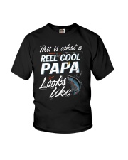 This Is What A Reel Cool Papa Looks Like Funny Fis Youth T-Shirt thumbnail