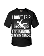 Funny Gravity Checks Physics Science Teacher Appar Youth T-Shirt thumbnail