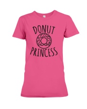 Donut Princess Funny Doughnuts Lover Humor Premium Fit Ladies Tee thumbnail