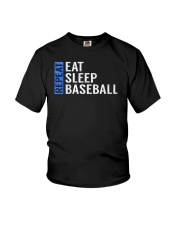 Eat Sleep Baseball Repeat Funny Quote Gag Gift Youth T-Shirt thumbnail
