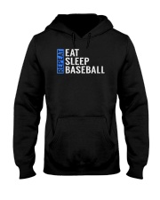 Eat Sleep Baseball Repeat Funny Quote Gag Gift Hooded Sweatshirt thumbnail