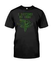 I Divided By Zero Funny Quantum Physics Space Premium Fit Mens Tee thumbnail