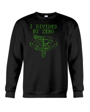I Divided By Zero Funny Quantum Physics Space Crewneck Sweatshirt thumbnail