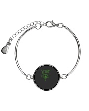 I Divided By Zero Funny Quantum Physics Space Metallic Circle Bracelet thumbnail
