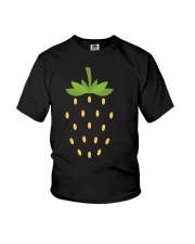 Strawberry Lazy Costume Funny Halloween Spooky Pun Youth T-Shirt thumbnail