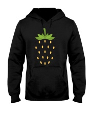 Strawberry Lazy Costume Funny Halloween Spooky Pun Hooded Sweatshirt thumbnail