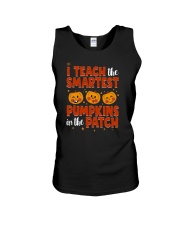 I Teach The Smartest Pumpkins Funny Teacher Autumn Unisex Tank thumbnail