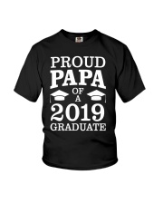 Proud Papa Of 2019 Graduate Father Funny Graduatio Youth T-Shirt thumbnail