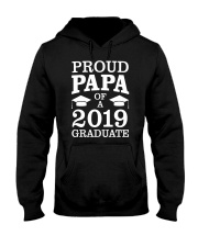 Proud Papa Of 2019 Graduate Father Funny Graduatio Hooded Sweatshirt thumbnail