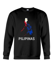 Pilipinas Flag Map Southeast Asian Country Philipp Crewneck Sweatshirt thumbnail