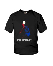 Pilipinas Flag Map Southeast Asian Country Philipp Youth T-Shirt thumbnail