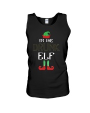 Funny I am The Drunk Elf Family Group Christmas Unisex Tank thumbnail