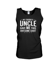 My Favorite Uncle Gave Me This Niece Nephew Gift Unisex Tank thumbnail