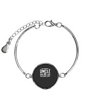 My Favorite Uncle Gave Me This Niece Nephew Gift Metallic Circle Bracelet thumbnail