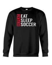Eat Sleep Soccer Repeat Funny Sports Quote Gag Gif Crewneck Sweatshirt thumbnail