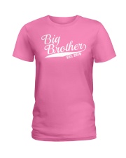 Big Bro Est 2016 First Time Big Bro Funny Gift Id Ladies T-Shirt thumbnail