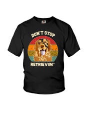 Vintage do not Stop Retrieving Golden Retriever Do Youth T-Shirt thumbnail