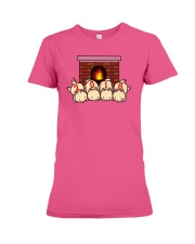 Funny Doggie Lover Cute Puppy 2018 New Year Gifts Premium Fit Ladies Tee thumbnail
