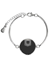 Cat in Pocket Cute Realistic Orange British Shorth Metallic Circle Bracelet thumbnail