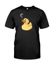 Fire Breathing Rubber Ducky Funny Smoking Duck Premium Fit Mens Tee thumbnail
