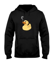 Fire Breathing Rubber Ducky Funny Smoking Duck Hooded Sweatshirt thumbnail
