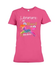 Libarian Fabulous Magical Like A Unicorn School Te Premium Fit Ladies Tee thumbnail