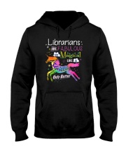 Libarian Fabulous Magical Like A Unicorn School Te Hooded Sweatshirt thumbnail