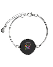 Libarian Fabulous Magical Like A Unicorn School Te Metallic Circle Bracelet thumbnail