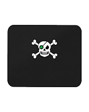Skull Shamrock Pirate St Patrick is Day Green Clov Mousepad front
