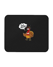 Eat Pizza Funny Turkey Thanksgiving Day Pilgrim Mousepad thumbnail