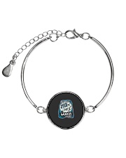Halloween Math Teacher Costume Funny Sarcastic Metallic Circle Bracelet thumbnail