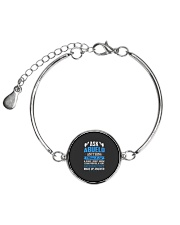 Ask Abuelo Anything Funny Father is Day Humor Gag Metallic Circle Bracelet thumbnail