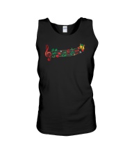Funny Christmas Treble Clef Music Notes Jingle Bel Unisex Tank thumbnail